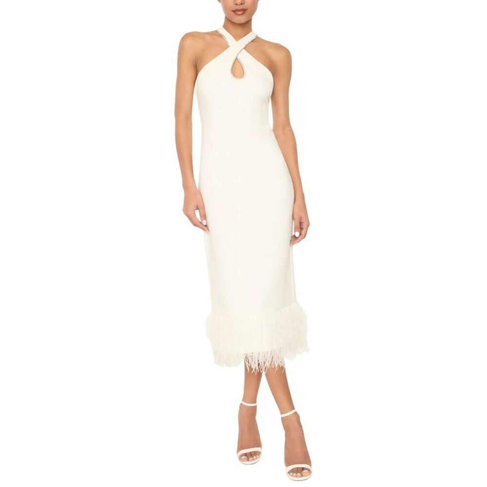 Likely Womens  Hadley Midi Dress, White